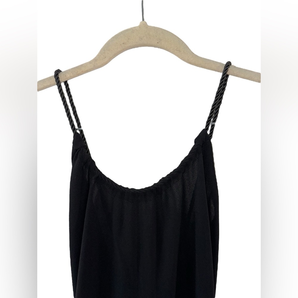 Victoria's Secret Black‎ Braided Halter Dress